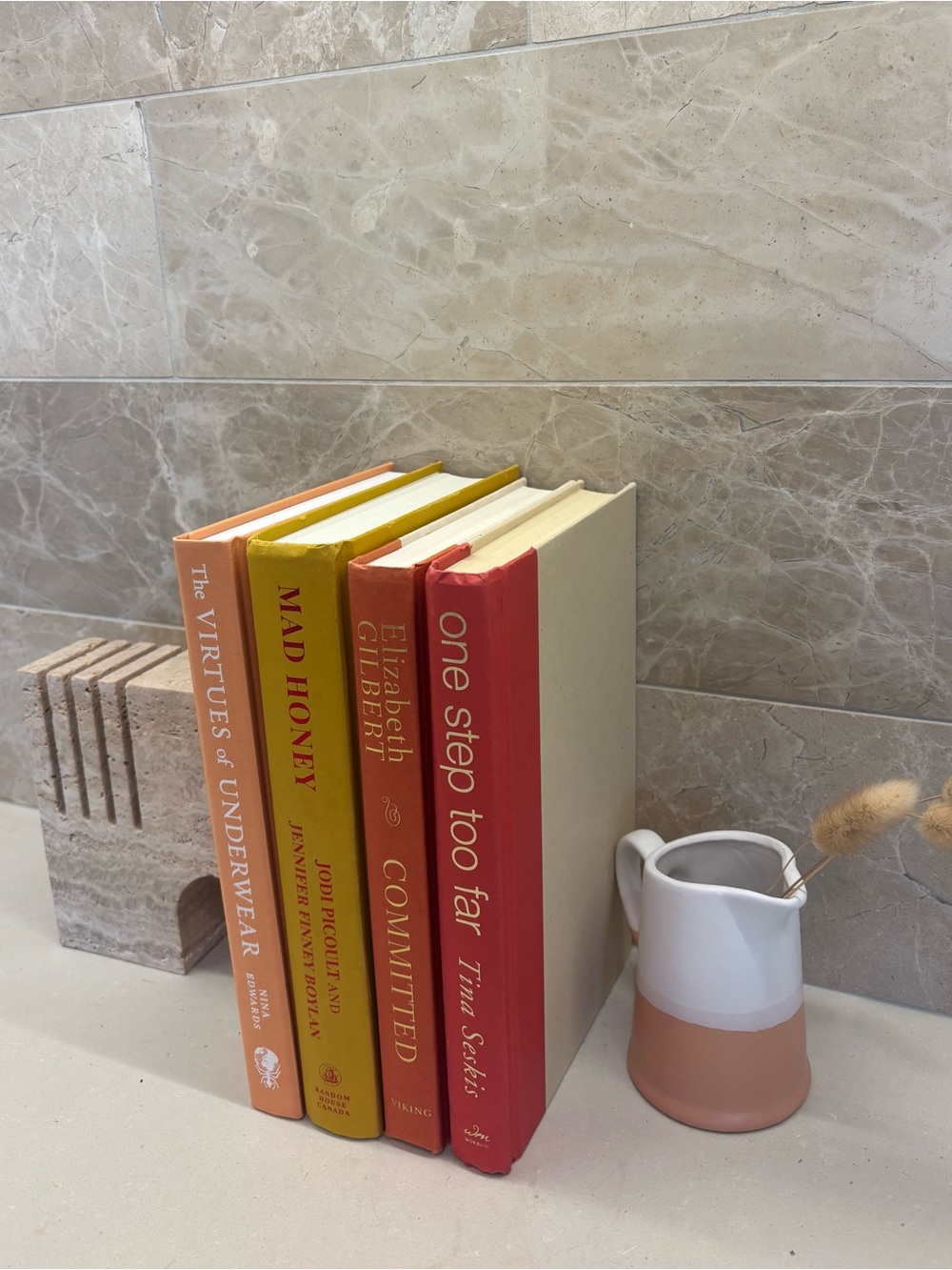 Fall-inspired decorative book-stack x 4 - Picture 2 of 2